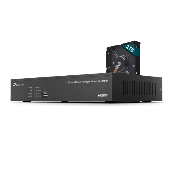 VIGI 4 Channel PoE+ Network Video Recorder